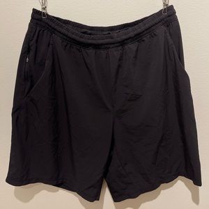 Lululemon black pace breaker shorts 7in